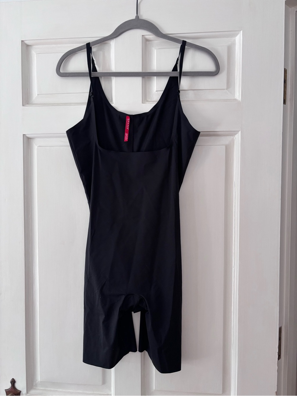 Black Spanx Shapewear Bodysuit with Adjustable Straps